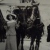 Daughter of Thomas Fiaschi at Tizzana winery, Sackville Reach, c1900.